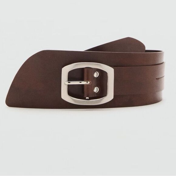 MANGO LEATHER OBI SASH BELT main image 5